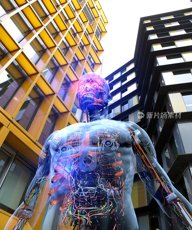 机器人英雄:新的街道守护者。