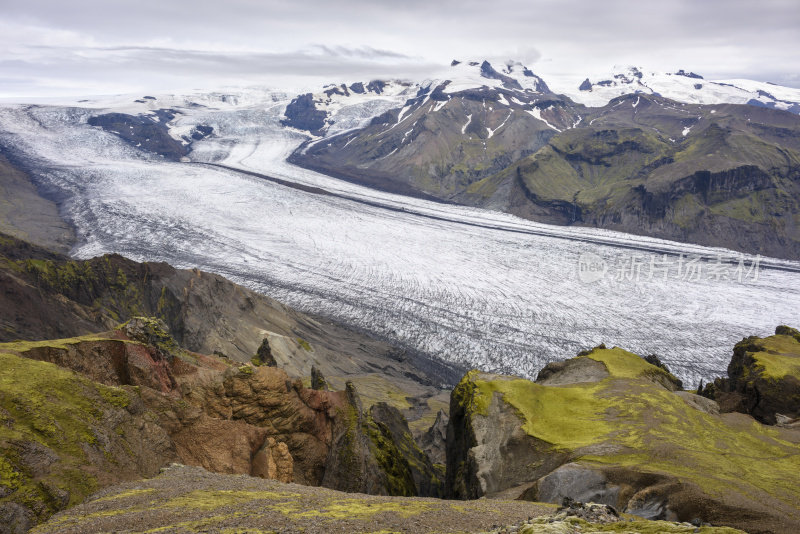 Skaftafell冰川、冰岛