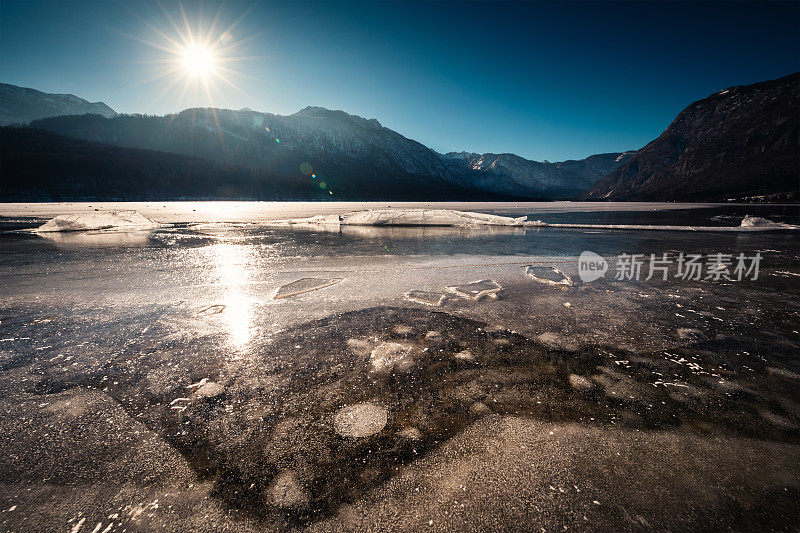 冻湖Bohinj