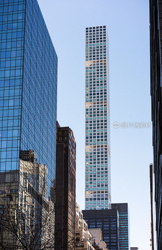 曼哈顿的摩天大楼住宅