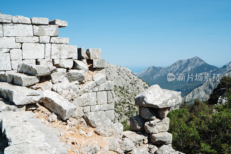 古城遗址，Termessos，安塔利亚