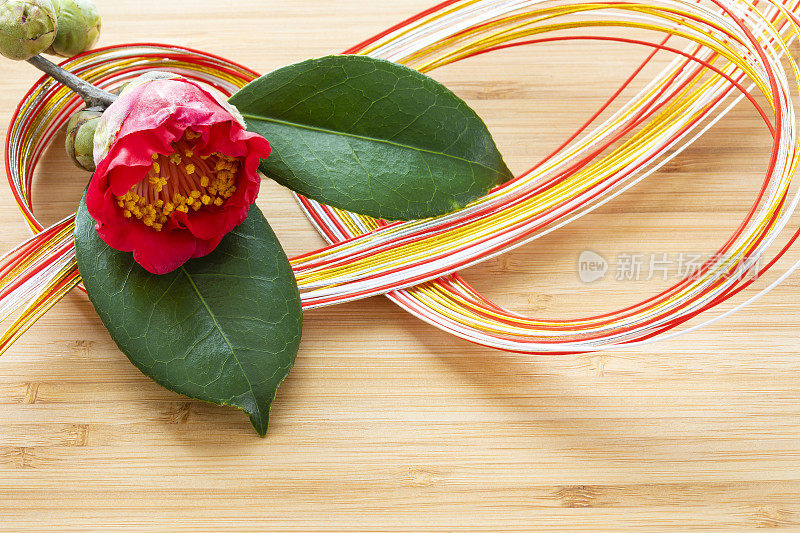 日本新年及庆祝日的插花