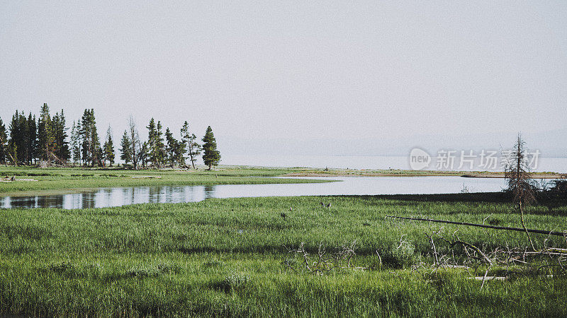 风暴点黄石湖景观