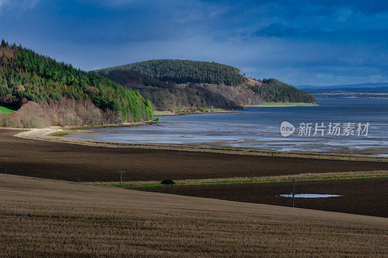 英国苏格兰高地的Munlochy湾