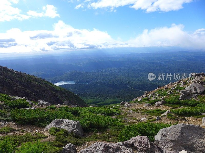 日本北海道阿坎戴克米坎戴克山(100座名山)