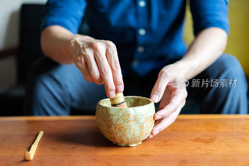 抹茶-家里的桌上茶道