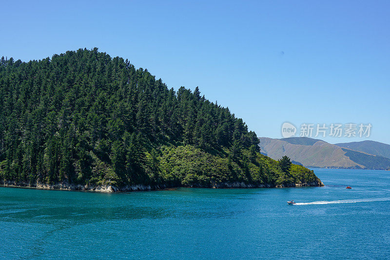 惠灵顿-皮克顿(岛民库克海峡渡轮)，惠灵顿，新西兰。