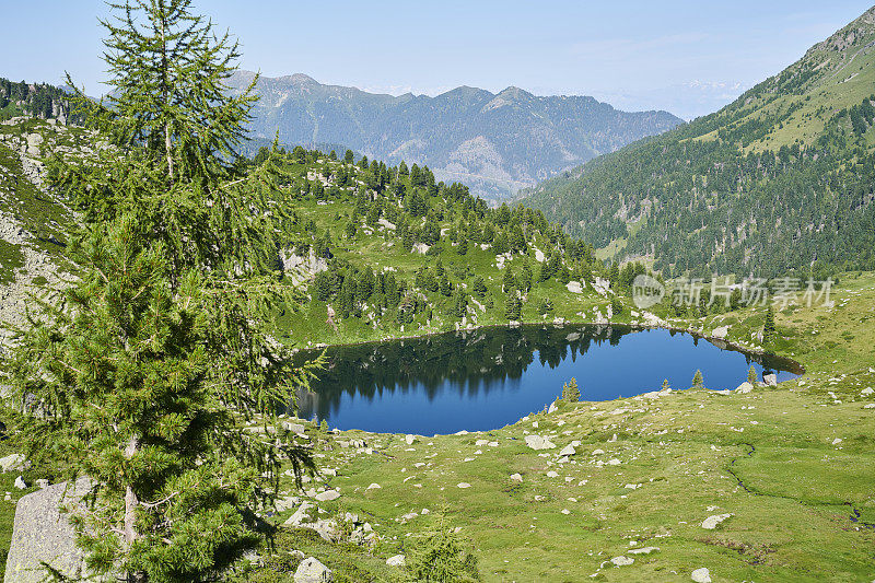 Lagorai的高山湖