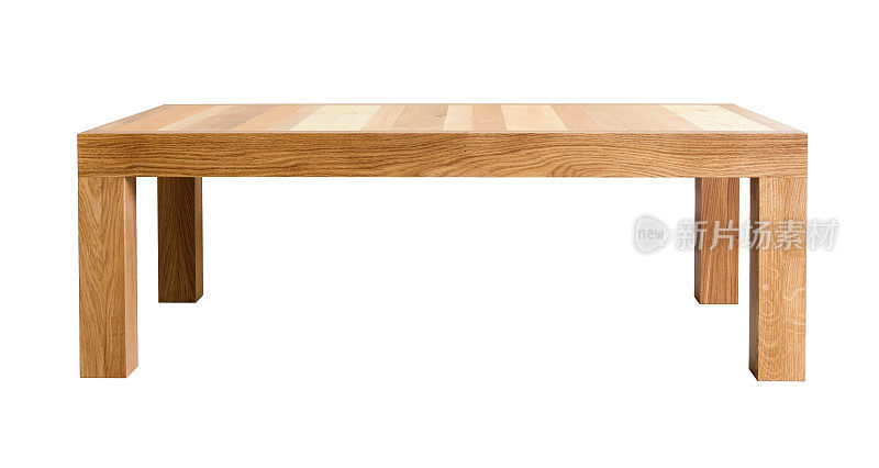 咖啡桌的顶部由不同种类的木材制成