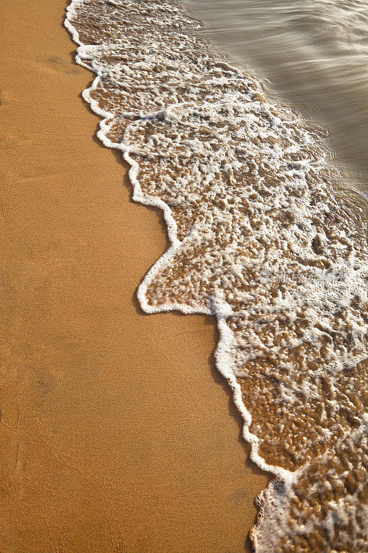 沙滩和海浪