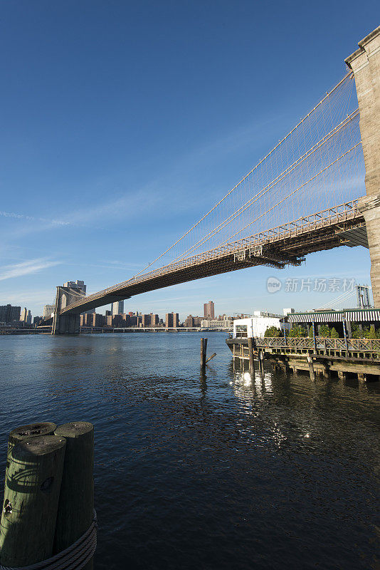 布鲁克林大桥，纽约，曼哈顿，美国