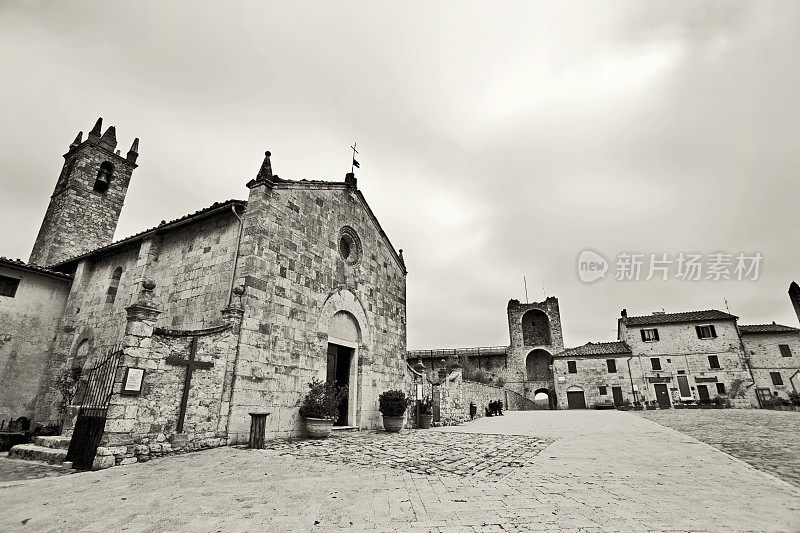 Monteriggioni托斯卡纳中世纪城镇