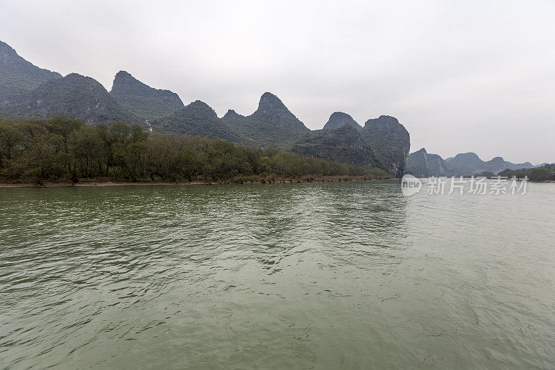 中国广西漓江景观