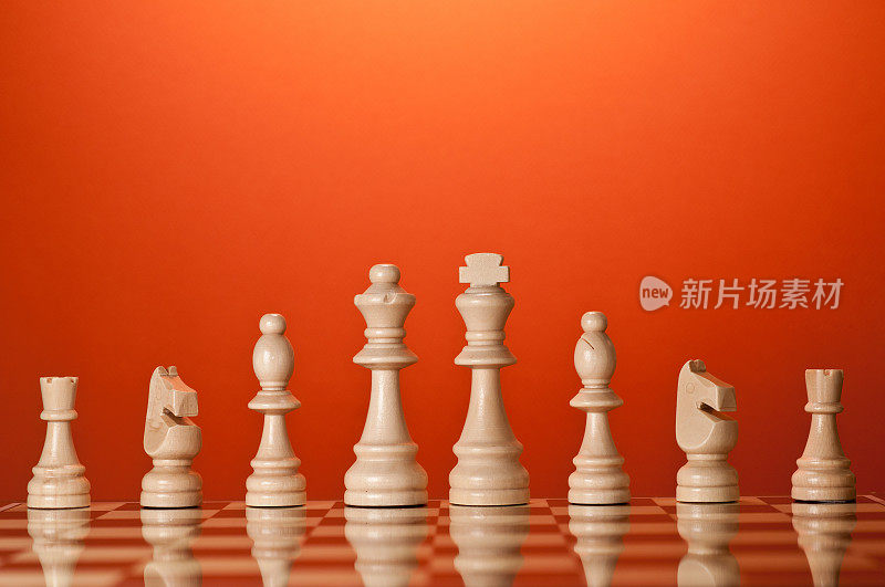 白色的棋子