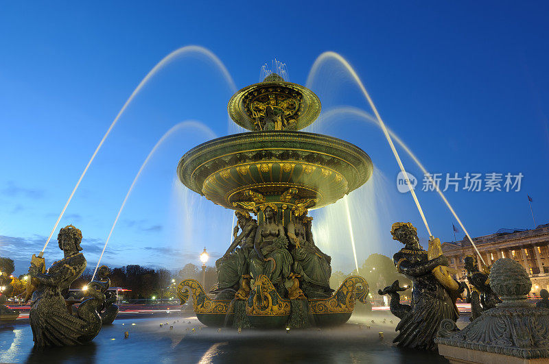 协和广场的喷泉