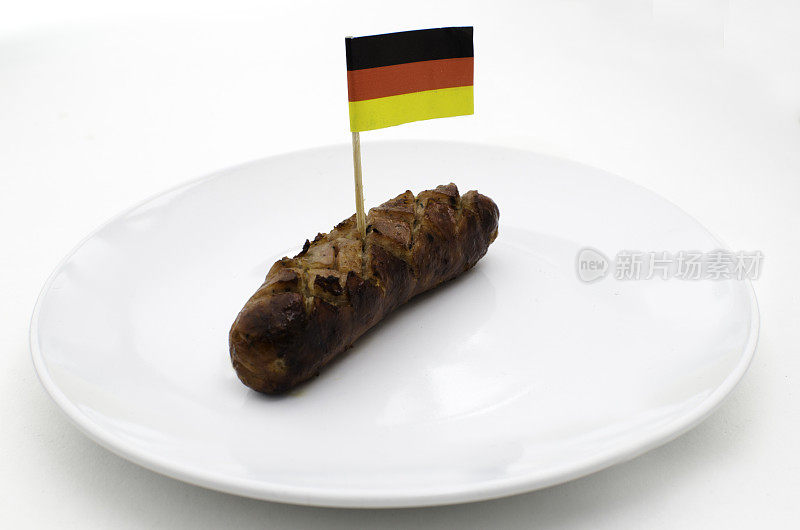 创造性的德国香肠