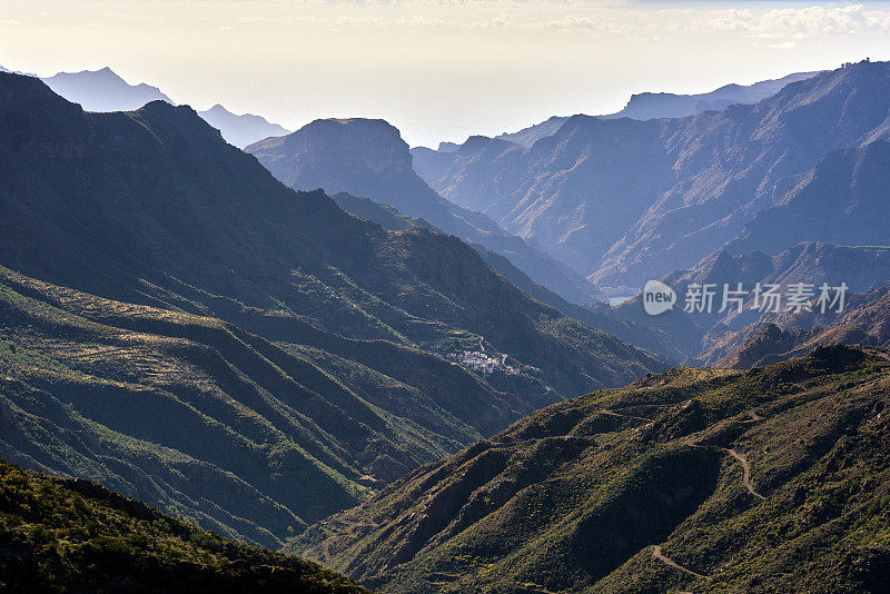 大加那利迷人的风景