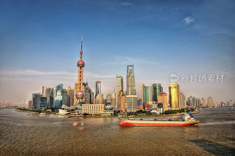 上海的天际线,中国