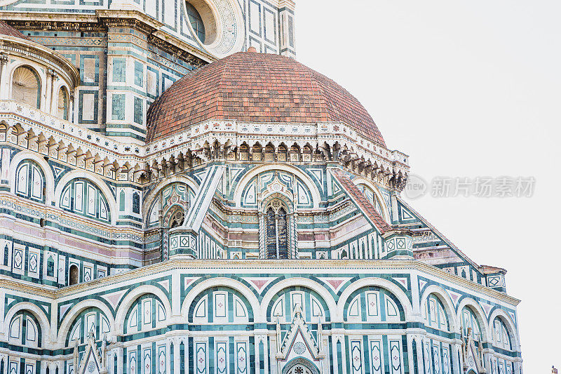佛罗伦萨的圣母大教堂。佛罗伦萨大教堂。托斯卡纳,意大利,欧洲