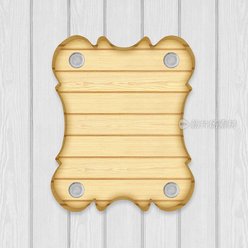 木制标志板框架上的木板背景