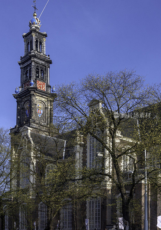 Westerkerk(西部)教堂和尖塔