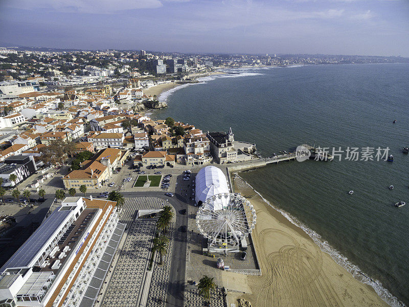 鸟瞰图卡斯凯斯，葡萄牙