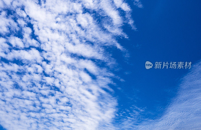 蓝天上的白云