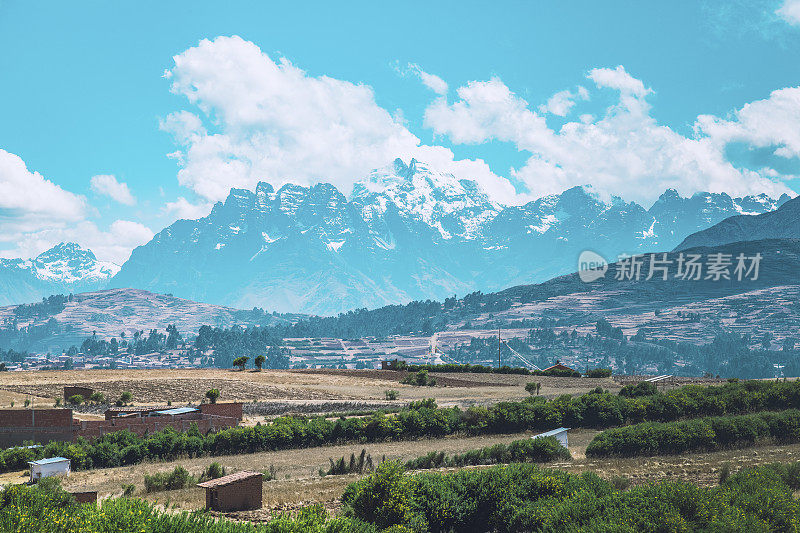 秘鲁库斯科地区的乡村风景