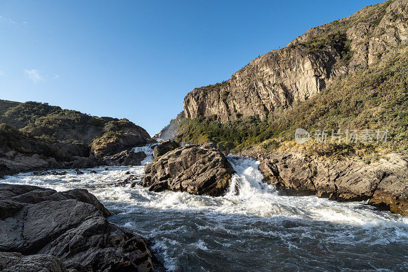 Ibañez智利巴塔哥尼亚的瀑布