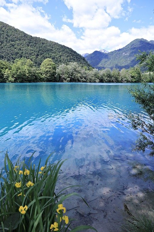 大部分在斯洛文尼亚的Soči湖