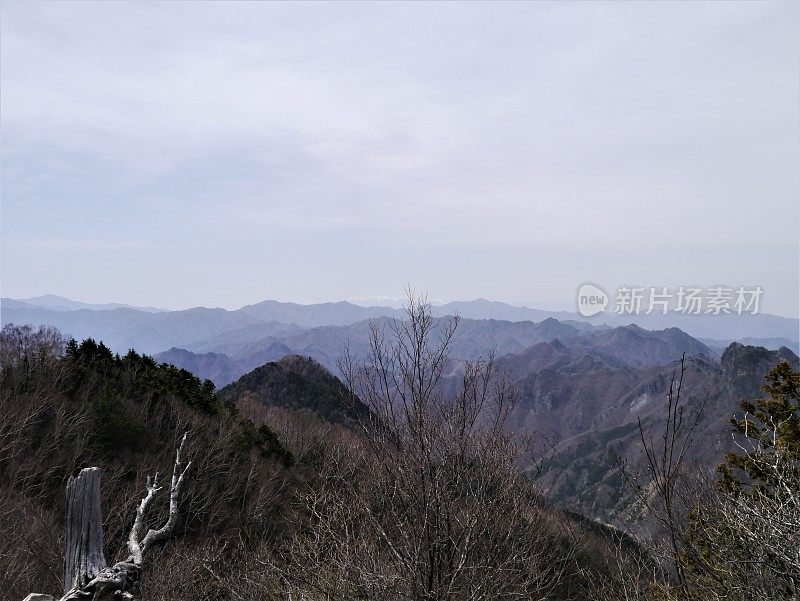 亮上山(亮上山、秩父多摩Kai国家公园、日本100座名山)