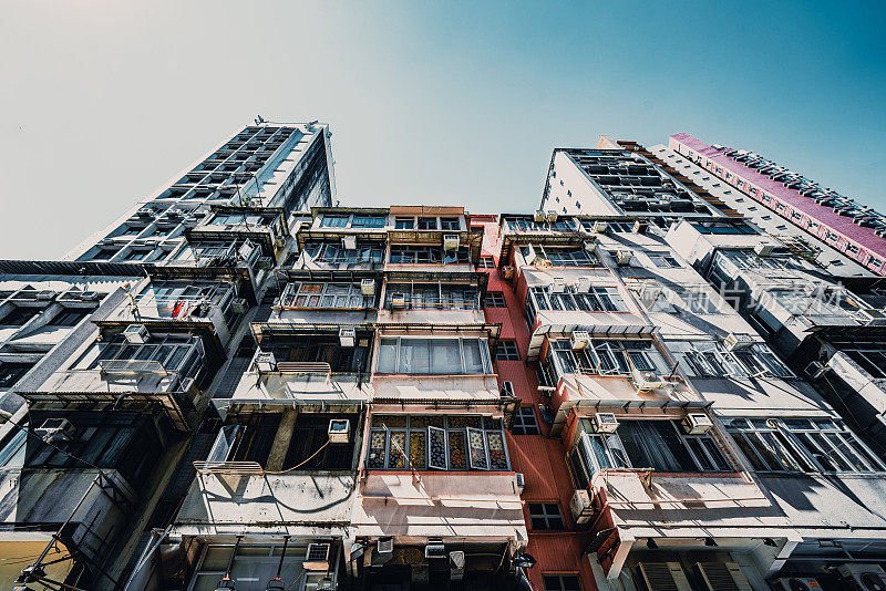 香港九龙的街景