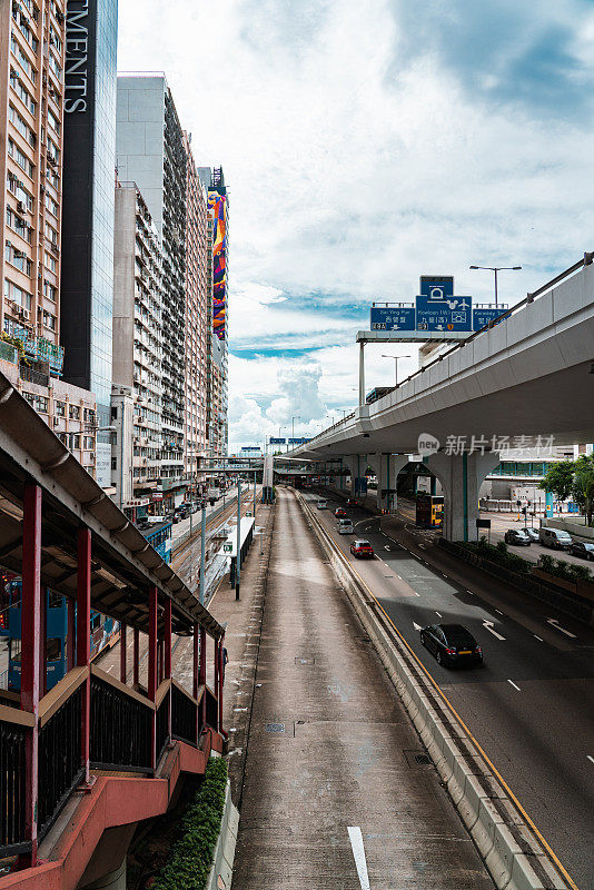 中环的香港街景