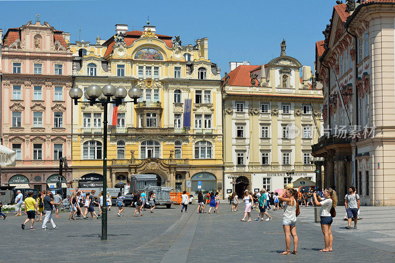 布拉格老城广场-捷克共和国。
