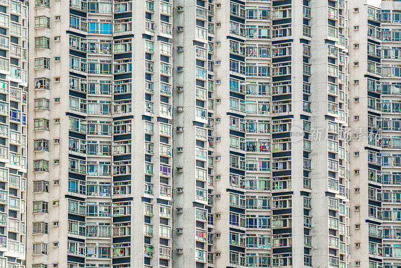 香港的高层住宅大厦