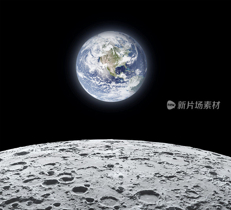 地球从月球