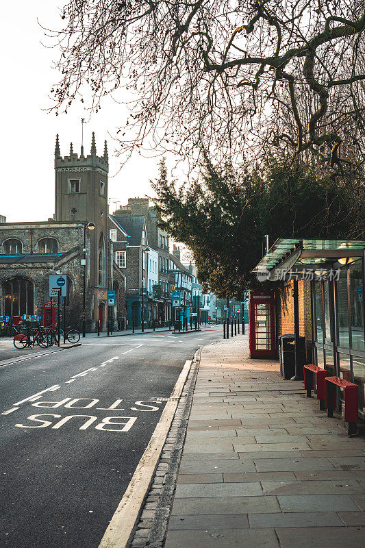 英国剑桥市的街景