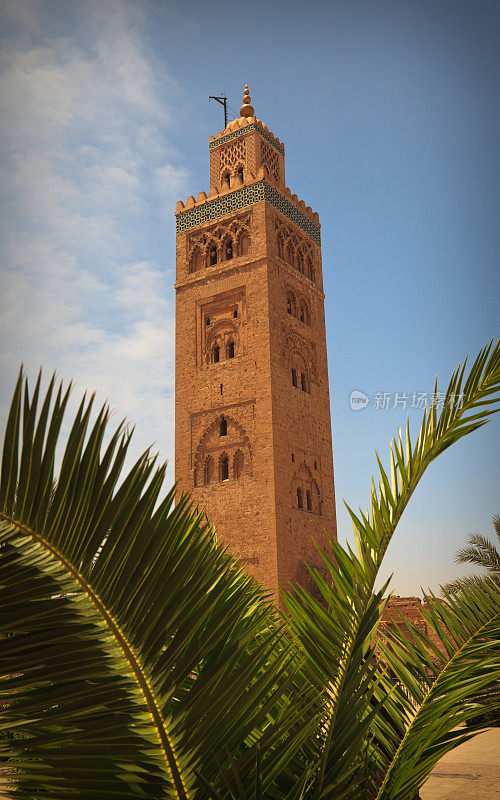 库图比亚清真寺，马拉喀什，摩洛哥