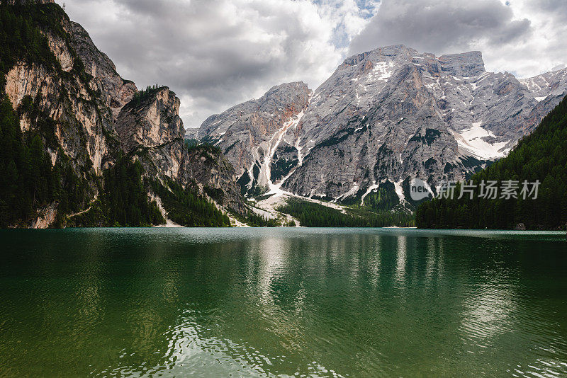 Braies湖景观