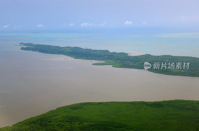 斐济维提岛的德鲁穆纳半岛