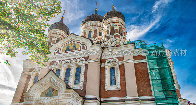 亚历山大涅夫斯基大教堂，爱沙尼亚塔林老城的东正教大教堂。