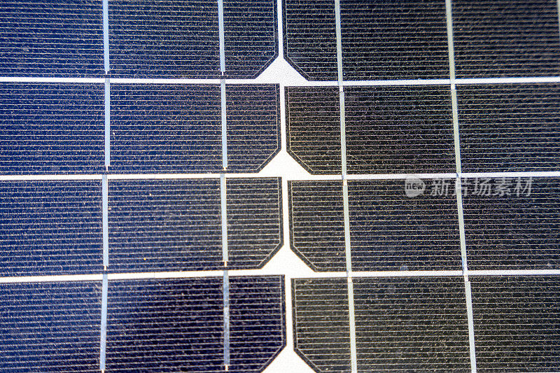 太阳能电池板的背景。替代能源的概念