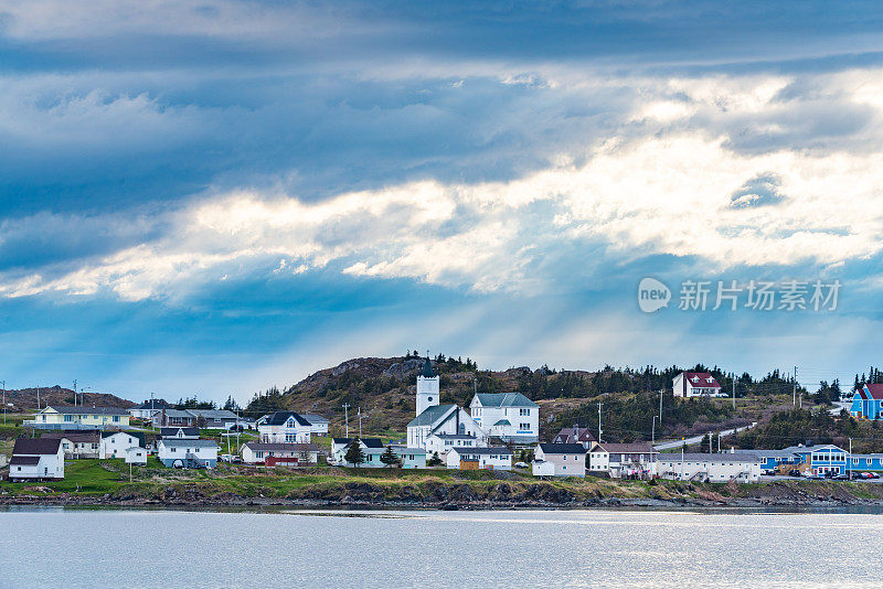 早晨的村庄，加拿大，Twillingate