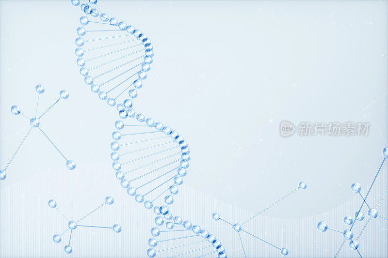 3D渲染微观分子模型