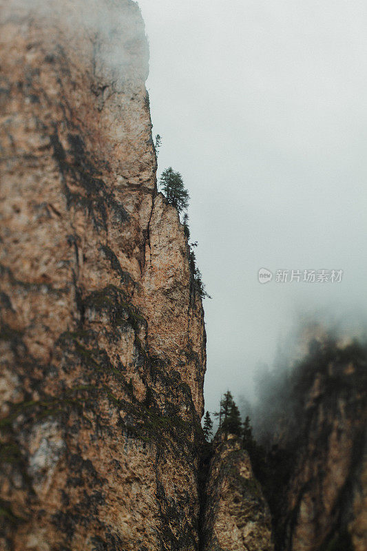 白云石山脉的山景