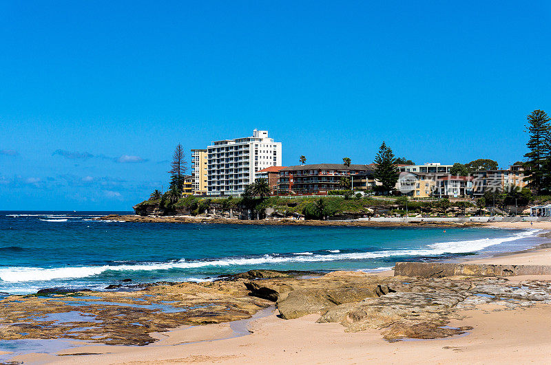 澳大利亚风景如画的海滩