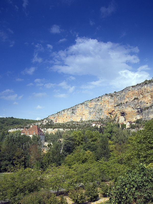 风景如画的索利亚克在Cele，法国