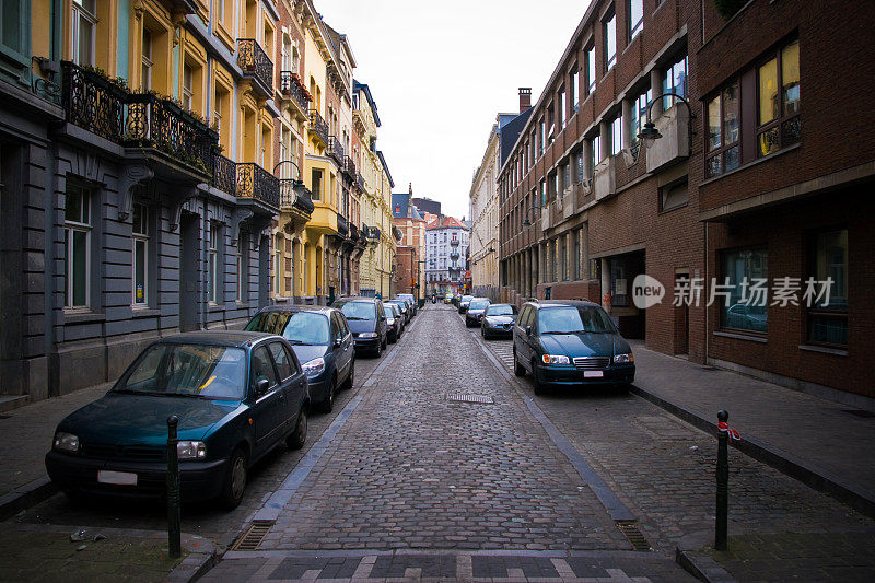 布鲁塞尔的城市街道