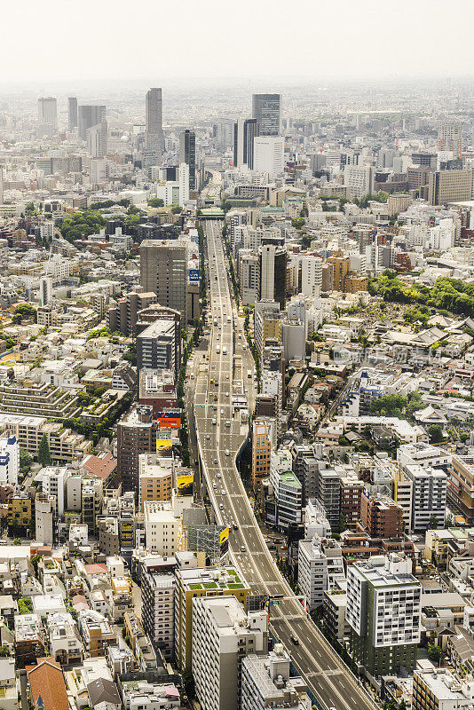 城市天际线，东京，日本