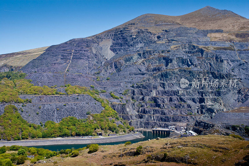 威尔士斯诺登尼亚的板岩矿